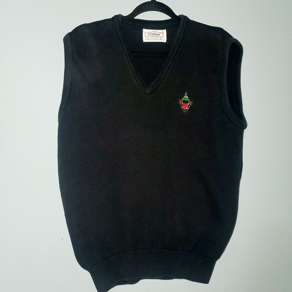 Titleist Classic Knit Vest Fox Chapel Golf Club Size L